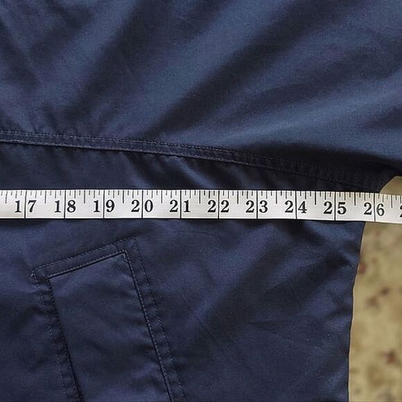 Vtg Cutter & Buck soft shell navy zip up golf windbreaker jacket - Picture 10 of 13